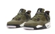 Кроссовки женские и мужские Ni Air Jord 4 Khaki Black White / Най аир Джорд 4 хаки черные 37 - изображение 2