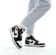 Кросівки зимові чоловічі Ni Air Jord Retro 1 black white з хутром / Най Джор Ретро чорно-білі на хутрі 38 - зображення 5