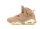Кросівки чоловічі Ni Air Jord 6 Retro x Travis Scott Beige / Най аір Джор 6 бежеві високі 44 - зображення 4