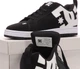 Кроссовки женские и мужские DC Shoes Court Graffik Black White / ДС Шуз черные с белым 44 - изображение 6