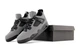 Кроссовки женские и мужские Ni Air Jord 4 Grey Black / кроссовки Най аир Джорд 4 серые с черным 37 - изображение 8