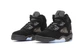 Кросівки чоловічі Ni Air Jord 5 Black White / Най аір Джор 5 чорні з білим високі 45 - зображення 2