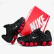 Кроссовки мужские и женские Ni Shox TL Black Red / Най Шокс черные с красным 41 - изображение 5