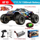 Радиоуправляемая машинка KFPLAN KF10 Brushless 1:10 4WD до 50 км/ч, бесщеточный RC внедорожник 4x4, аккумулятор 11.1V 1500mAh, пропорциональное управление - изображение 12