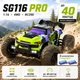 Машинка на радиоуправлении ZLL SG116 PRO 1:16 4WD до 40 км/ч RC Monster Truck внедорожник на пульте 2 АКБ - зображення 1