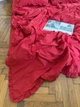Комплект постельного белья с рюшами RED (красный, однотонный) Евро 200х220 см - изображение 3