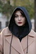Каптур з плащівки з трикотажним підкладом Чорний М - зображення 6