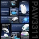 Миша бездротова ігрова ATTACK SHARK X11 Радіо 2.4Ghz + Bluetooth 5.2 + Док-станція. Чорна - зображення 6
