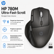 Беспроводная мышь HP 780M Ultra-Fast-Scroll 6000 dpi, 6 кнопок, черная (B8YX3AA) - изображение 2