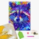 Алмазная мозаика Brushme Цветной енот, BH031 - изображение 3