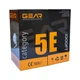 Кабель сетевой UTP 305м, cat.5e, CCA, 4*2*0,50, PVC, indoor, grey GEAR (GEC-UTPCCA050305) - изображение 2