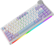 Клавиатура беспроводная Ajazz AK820 V2 Coconut Flake Switch Wireless/Bluetooth/USB Purple/White/Blue (AK820-V2-CF-PWB) - изображение 3