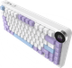 Клавиатура беспроводная Ajazz AK820 V2 White Peach Switch Wireless/Bluetooth/USB Purple/White/Blue (AK820-V2-WP-PWB) - изображение 3