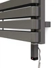 Тен для рушникосушки Terma ONE 30x30 з регулятором, 400 Вт, колір Metallic Grey (спіральний кабель в розетку) - изображение 1