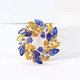 Брошь BROCHE бижутерия Венок из колосков разноцветная BRBF114442 - изображение 3