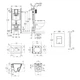 Комплект 4 в 1: Інсталяція Grohe Solido 2 в 1 38971000 + Панель змиву Even Black 38966KV0 + Унітаз Kroner Eifel WHI493436 TORNADO (38971966KV0KE49T) - изображение 2