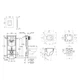 Комплект 4 в 1: Інсталяція Grohe Rapid SL 3 в 1 38772001 + Унітаз безобідковий Kroner Harz WHI493736 TORNADO (38772001KH49T) - изображение 2