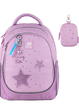 Рюкзак шкільний напівкаркасний Kite Education K25-700M-2 Shining Star рожевий ортопедичний (K25-700M-2) - зображення 1