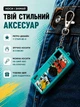 Камера брелок цифровая мини ретро 1080P Full HD фотоаппарат карманный с IPS экраном 0.96 дюйма для фото видео детей путешествий USB Type-C поддержка microSD TF компактная легкая портативная винтажная на шею ключи бирюзовая - изображение 6