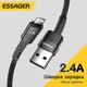 Кабель Essager USB-A Lightning 2.4A для iPhone та iPad, 1м, чорний - зображення 7