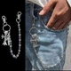 Ланцюжок з хрестом та мечем на джинси сумку Chrome Hearts style сріблястий панк хіп-хоп стрітвер готика Y2K 45 см - изображение 2