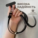 Ремешок-шнурок Crossbody для телефона через плечо, регулируемый, с универсальным патчем, черный, Плоский текстильный ремешок для iPhone - изображение 6