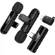 Микрофонная радиосистема Hoco L20A Lightning/USB-C Black (6942007655507) [171194] - изображение 3