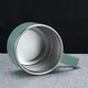 Подарунковий набір термоса із 3 чашками для дому та походів Vacuum Flask SET вакуумний термос із нержавіючої сталі 0.5 л та 3 чашки по 150 мл Матово Зелений - зображення 6