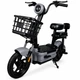 Электровелосипед EVOBIKE Nova MINI AGM (48V/12Ah) 500W графитовый, с пассажирским сиденьем, корзиной и дисплеем, серого цвета - изображение 1