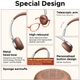 Навушники Ugreen HP207 Studio Plus Active Noise Cancelling Bluetooth 6.0 Over-ear Silver Brown (UGR-75629) - зображення 9