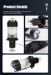 Світлодіодна лампа H4 LED Moto Білий / Білий / Blue Demon Eye Lens WW-1 - зображення 3