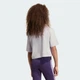 Дитяча футболка EVERYDAY GLAM CROPPED GRAPHIC JUNIOR adidas KA2971 (128) фіолетовий (4068814078987) - зображення 3