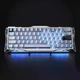 Геймерська магнітна механічна клавіатура з HOT SWAP GRAVASTAR Mercury V60 Pro, HE Magnetic Switch, 8k, RGB, 61key УКР/АНГЛ Chrome Silver/Срібна (GSV60PRO_SLV) - изображение 1