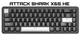 Игровая Клавиатура ATTACK SHARK X65 HE Black-White Магнитные Свитчи. Проводная 8000Hz/s. RGB Подсветка, 65 keys, Switch 0.1mm. Rapid Trigger - изображение 1