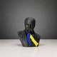 Статуэтка (Бюст) Тараса Григорьевича Шевченко из гипса ручной работы 19 см (Черный) - изображение 1