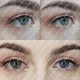 Карие контактные линзы с диоптриями ELITE Lens Кукольные Карие 2 шт. -4.50 - изображение 4