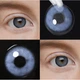 Фиолетовые линзы с диоптриями - Айс милк амур. от ELITE Lens 2шт. -3.5 - изображение 3