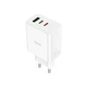 Мережевий зарядний пристрій HOCO C126A Pure power PD40W three-port(2C1A) charger - изображение 1