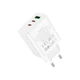 Мережевий зарядний пристрій HOCO C126A Pure power PD40W three-port(2C1A) charger - изображение 5