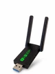 Адаптер Wi-Fi/Bluetooth для ПК та ноутбука до WIFI 5G двохдіапазонний 2.4/5ГГц 1300 Mbps і BT в USB3.0 бездротовий вай фай ресивер в комп'ютер Plug and Play + блютуз для навушників 2в1 + антени - зображення 11