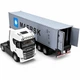 Металлическая фура Scania S730 с контейнером 1:50, тягач с прицепом, свет фар, звук двигателя, инерционная модель - изображение 2