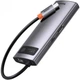 Док-станция Baseus Metal Gleam Series 6-in-1 Multifunctional Type-C HUB Docking Station (CAHUB-CW0G) - изображение 5