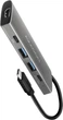 Док-станция AXAGON HMC-5G2 rev 2.0 Grey - зображення 1