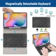 Чохол-клавіатура Bluetooth для Samsung Galaxy Tab S6 Lite, чорний, QWERTY- англійська розкладка - зображення 3