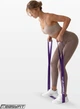 Гумова петля-еспандер Easyfit Origin 15-45 кг резинка для підтягувань, фітнесу і тренувань EF-2654-4 Фіолетова (56102668) - зображення 7