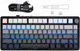 Бездротова ігрова механічна клавітура Attack shark x85 Grey contour gradient 75%, Hot-Swap, RGB, 2.4GHz/Bluetooth/USB - изображение 2