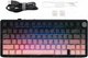 Бездротова ігрова механічна клавітура Attack shark x85 Pink contour gradient 75%, Hot-Swap, RGB, 2.4GHz/Bluetooth/USB - зображення 2