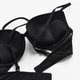 Бюстгальтер жіночий H&M Super Push-up з мікрофібри чорний гладкий 75B (1218367001-1) - зображення 4