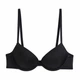 Бюстгальтер жіночий H&M Super Push-up з мікрофібри чорний гладкий 75B (1218367001-1) - зображення 5