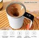 Кухоль з автоперемішуванням, автоматична магнітна, self stirring mug USB, для кави та напоїв 380 мл - зображення 4